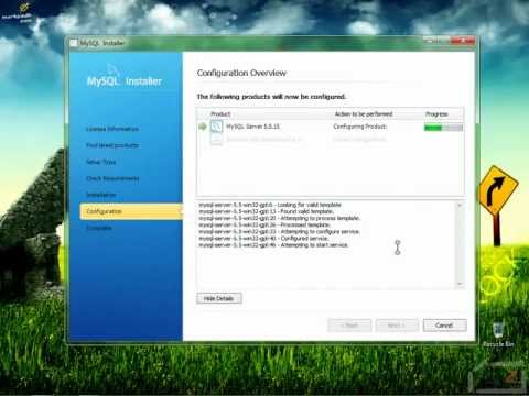 comment installer mysql sous windows