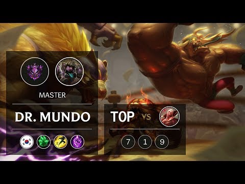 Dr. Mundo Top vs Vladimir - KR Master Patch 9.5