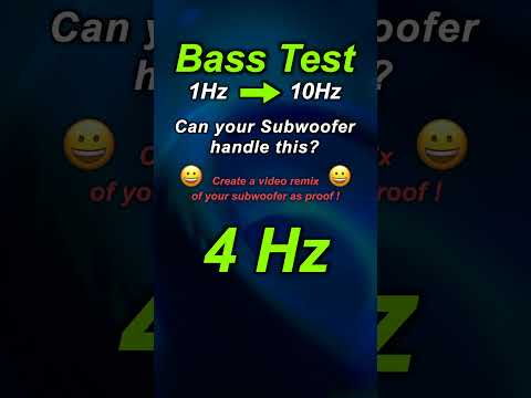 BASS TEST 😀 Can your subwoofer handle this? 😀 #subwoofer #bass #bassboosted