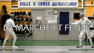 La Marche et Fente en Escrime (Analyse)