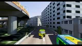 preview picture of video 'Vijayawada Flyover(just animation)'