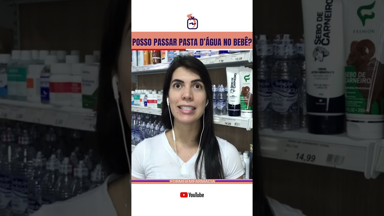 COMO USAR A PASTA D'ÁGUA NO BEBÊ