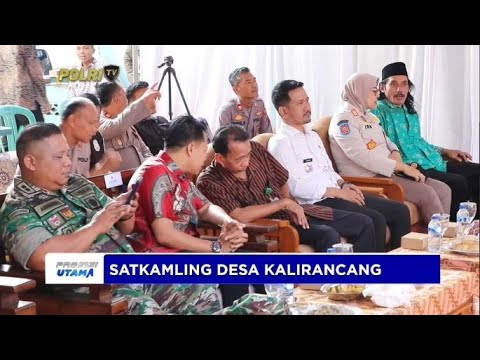 POLRES KEBUMEN LUNCURKAN SATKAMLING DESA