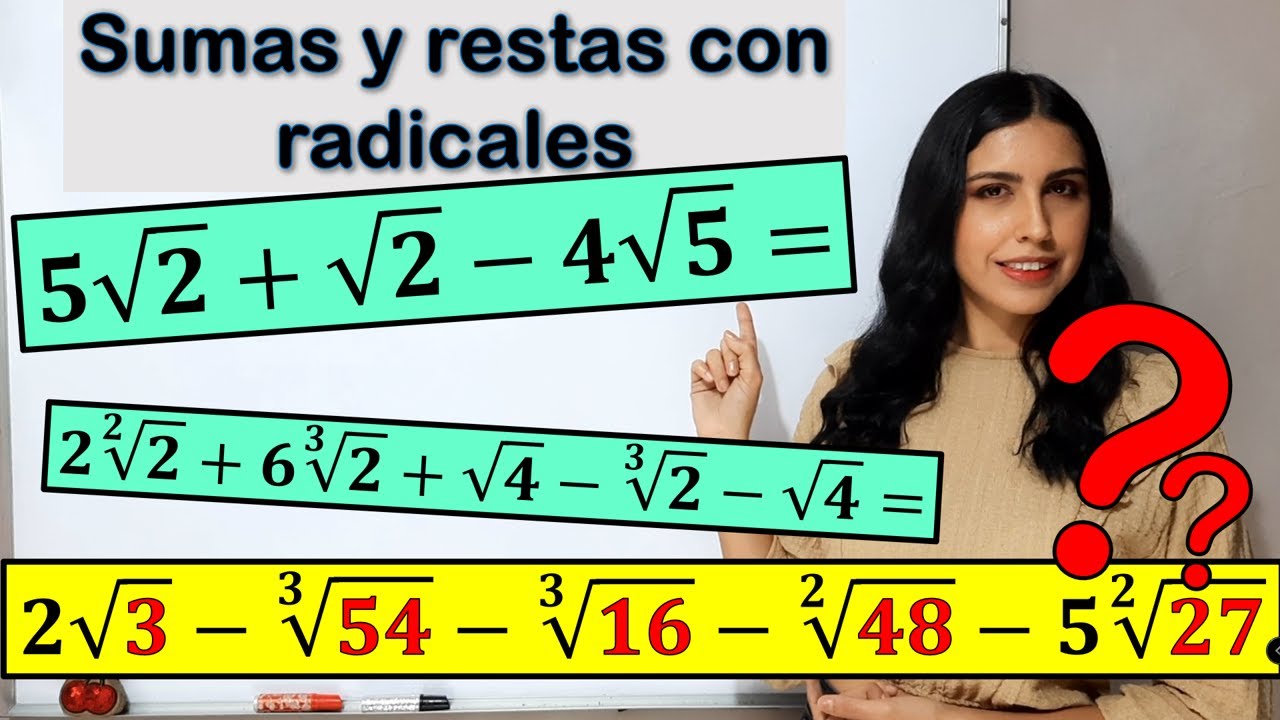 Suma y resta de radicales  🤯 ¿Cómo se hace? 🤩 ¡Fácil y básico!