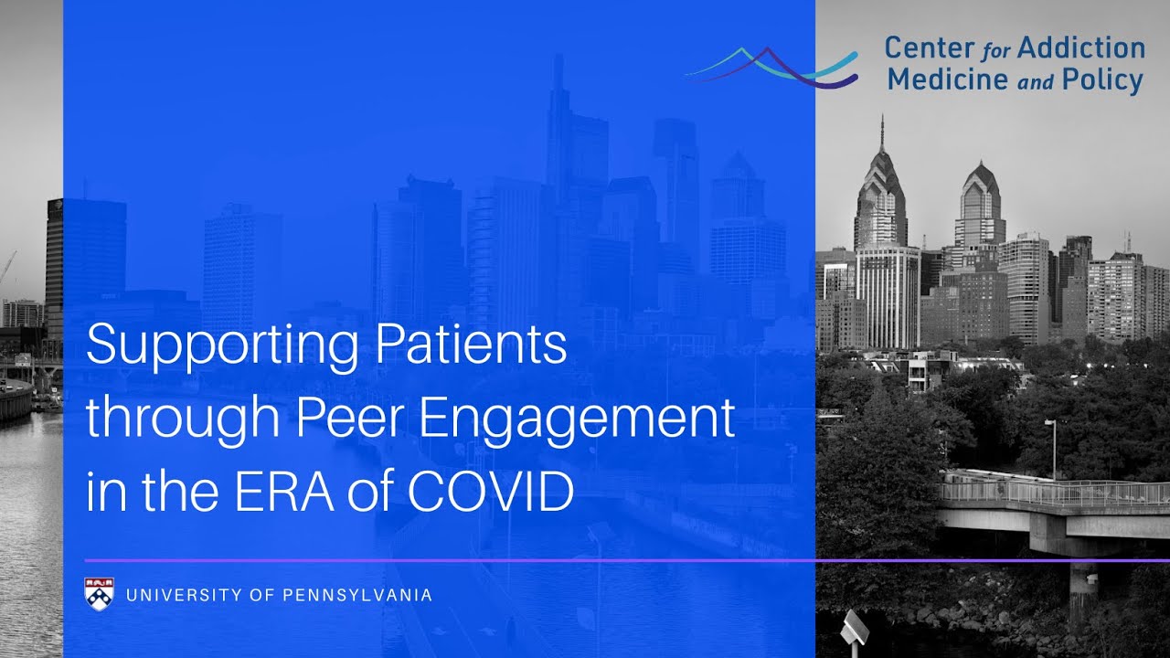 Watch video titled Supporting Patients with OUD through Peer Outreach & Telehealth