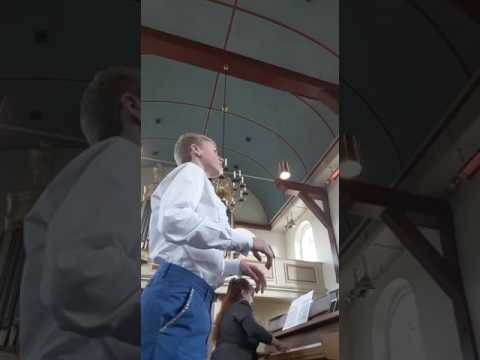 Elim van Delft - 14 jaar - countertenor - Caro mio ben - Giordani