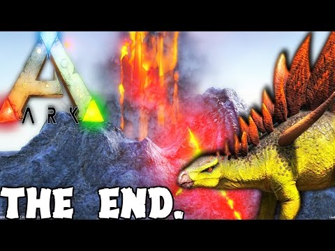 ARK DEV KIT - THE END IS COMING! VOLCANO ERUPTION, KENTROSAURUS, GIANT BEE & MORE ( Gameplay )