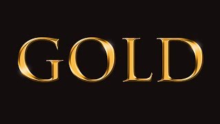 Golden Plated Text Effect | Photoshop Tutorial