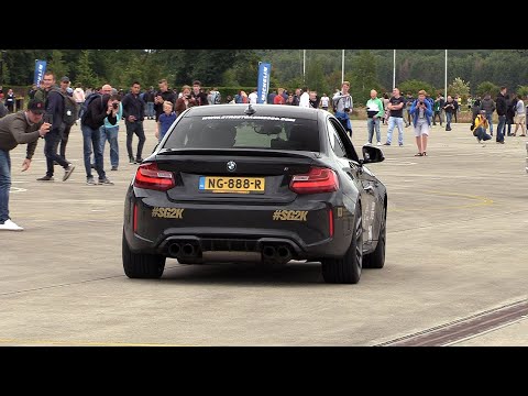 430HP BMW M2 F87 Mosselman Turbo Systems - POP & BANGS, Revs & Drifts