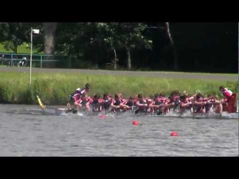 GB U18 Open 200m Round 3 European Dragon Boat Championships 2012
