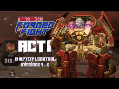 Act 1 Chapter 4: Control (part 2) | MISSIONS 4 - 6 | Transformers: Forged to Fight