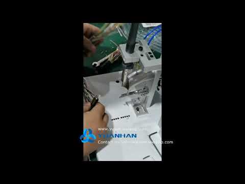 Wire metal connector soldering machine | DB25 male crimp connector soldering machine YH-HXJ