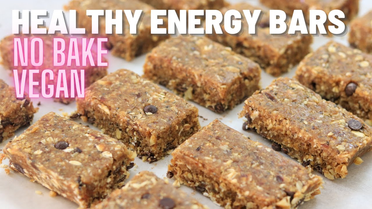 Homemade NoBake Energy Bars Recipe The Cooking Foodie