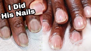 MANicure Monday | HOW TO GIVE HIM A MANICURE at Home!