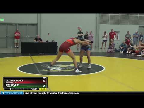 127 Lbs Round 3 (6 Team) - Lilliana Banks, Wisconsin Vs Izzy LeVine, Arizona 2a8f