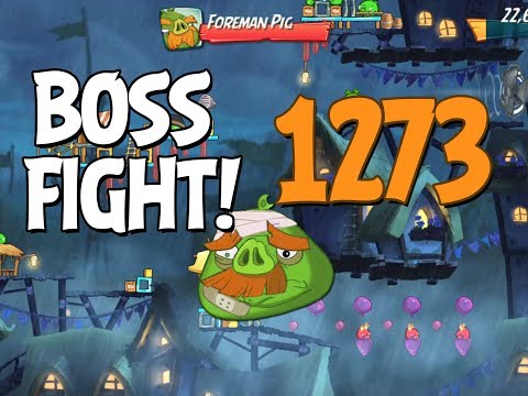 Angry Birds 2 Boss Fight 182! Foreman Pig Level 1273 Walkthrough - iOS, Android