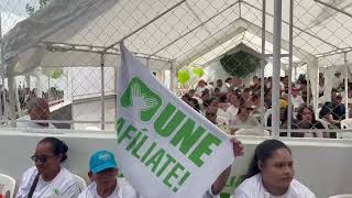 Sandra Torres visita Amatitlán