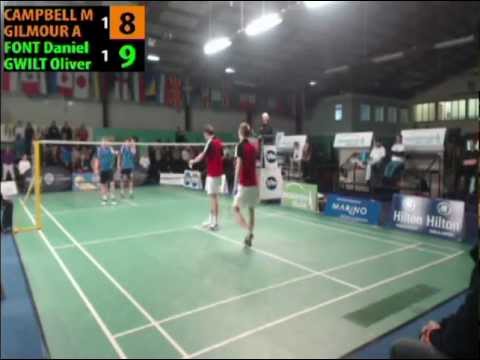 Fyffes Irish Future Series - Mens Doubles Final, Set 3 (Campbell & Gilmour vs Font & Gwilt)