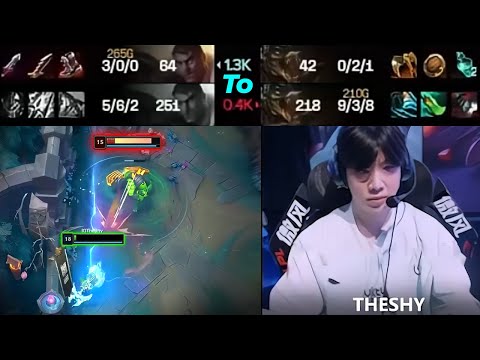 CN Streamers React : THESHY JAYCE inting to BIN Renekton (Engsub)