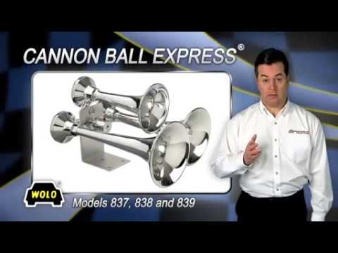 Wolo Cannon Ball Express Train Horn - 152dB