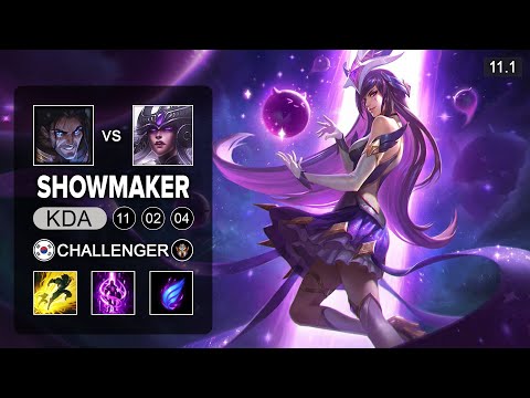 Showmaker Syndra Mid vs Sylas - KR Challenger Patch 11.1