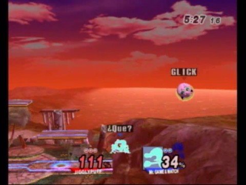 Glick (Jigglypuff) vs Que (G&W) 1