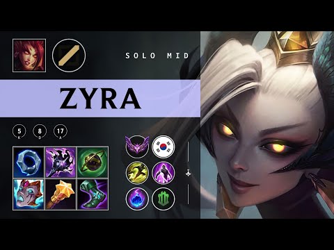 Zyra Mid vs Sylas - KR Master Patch 25.22