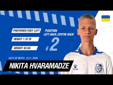 Nikita Hvaramadze • LB • FC Chornomorets Odesa U-16 • Highlights 23/24