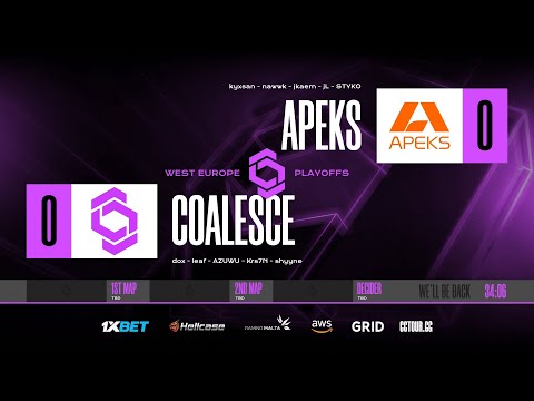 Apeks vs Coalesce 🔹 CCT West Europe – PlayOffs 🏆 Online Series 1 - csgo live