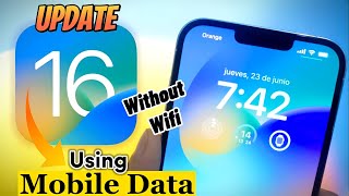 How to Download New iOS 16 Without Wifi Using Mobile Data | Before Install iOS 16 Check This Video
