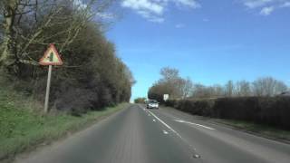 preview picture of video 'Driving On The A49 & A44 From Leominster To Steen's Bridge, Herefordshire, England 6th April 2015'