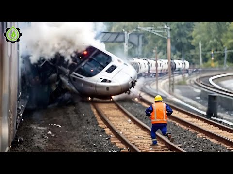 95 SHOCKING Train Crash Compilation Caught On Camera | Idiots In Cars | Best Of 2025 #1