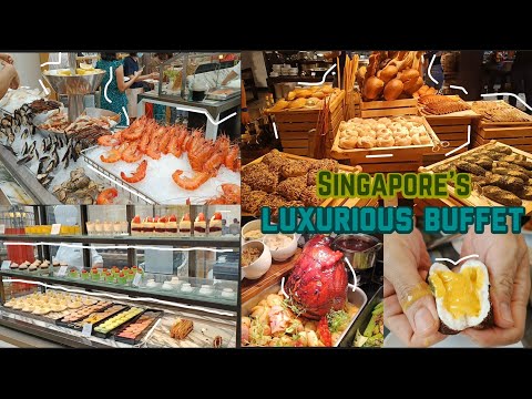 Melhor buffet de Cingapura! Vale a pena? | Colônia no Ritz-Carlton | [vlog]