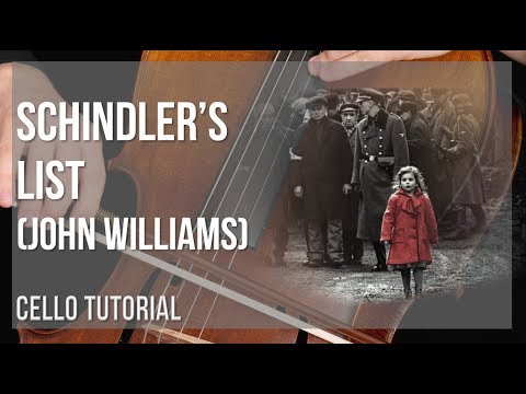 How to play Schindler's List by John Williams on Cello (Tutorial)