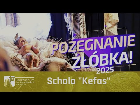 Koncert Schola Kefas "Pożegnanie żłóbka"  2025, Sanktuarium św. Jana Pawła II w Krośnie