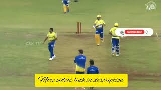 Tushar deshpande bowling | csk practice session | dhoni batting with Robin | 17 March today