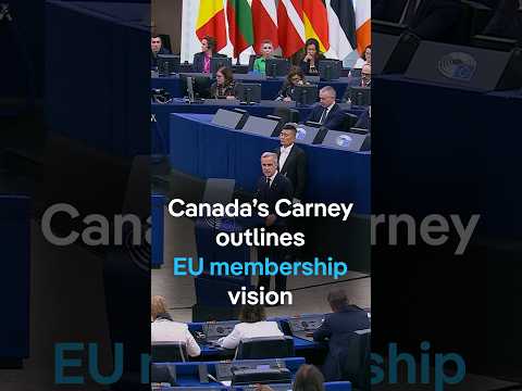 Canada's Carney outlines EU membership vision | DW News