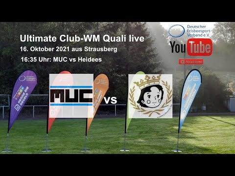 WUCC Qualifikationsturnier Open 2021 MUC - Heidees