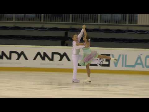 2016 Santa Claus Cup: Mathilde GRANDIN / Martin CHARDAIN (FRA) - ID BN, American Waltz