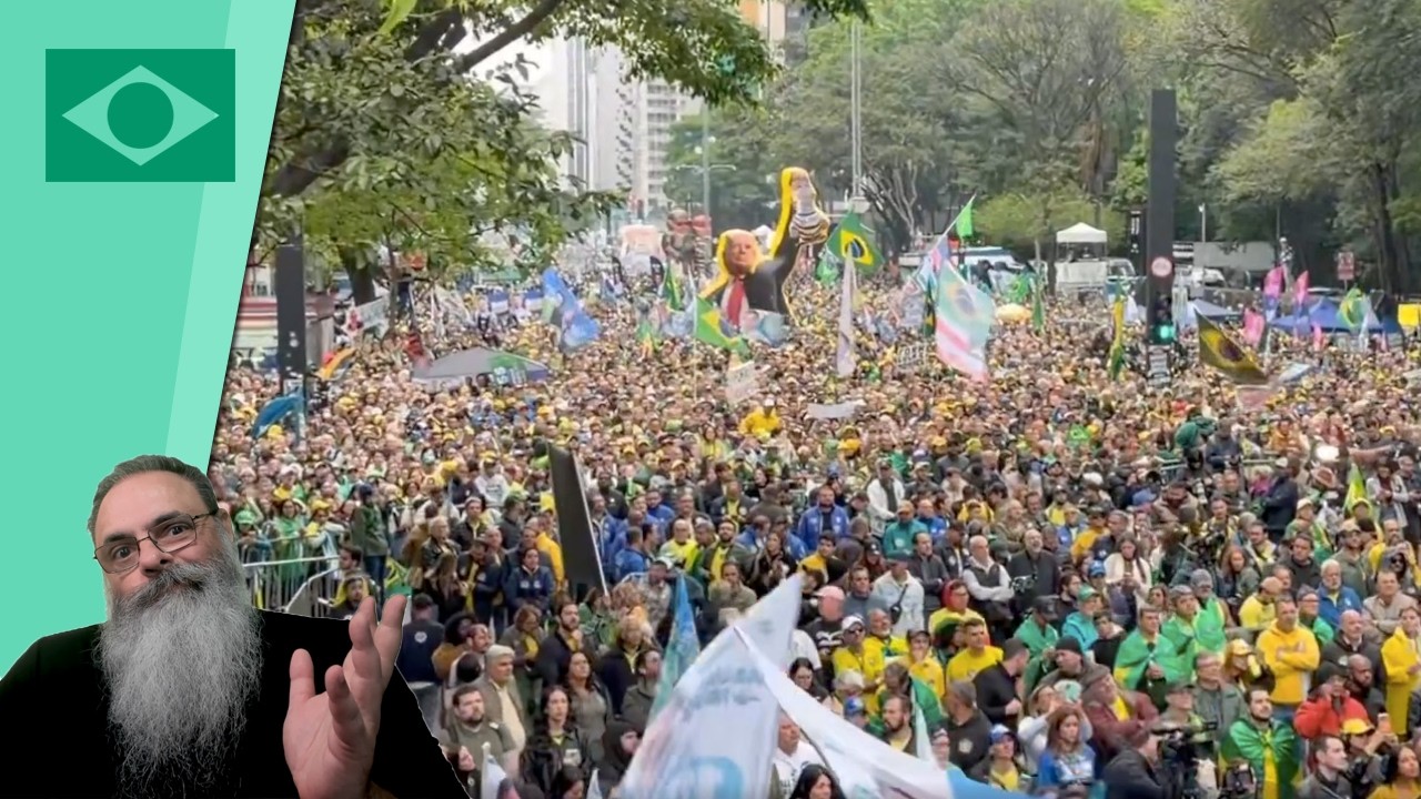 MANIFESTAÇÃO GIGANTE na AVENIDA PAULISTA dá o RECADO: STF tem que EXPULSAR LARANJAS PODRES