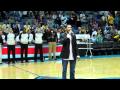 Kevon Edmonds - National Anthem - Lakers vs Hornets - 03/29/10