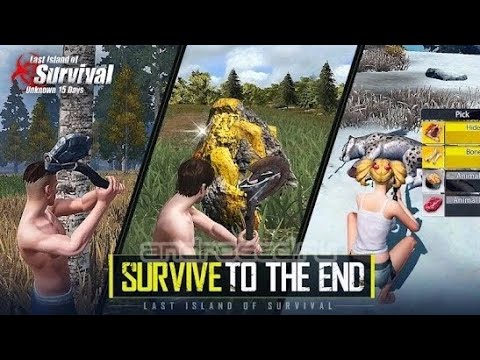 Геймплей на poco x3 pro last island of survival: unknown 15 days