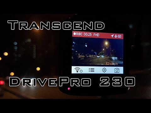 Transcend DrivePro 230 Video Sample & Features