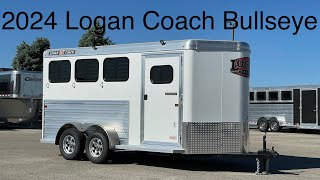 2024 Logan Coach Bullseye 3 Horse Bumper Pull