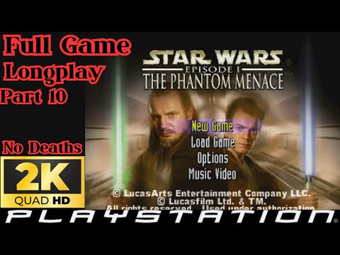 Star Wars Episode 1 The Phantom Menace Mission 10 Assault On Theed UHD Classic PSX No Deaths