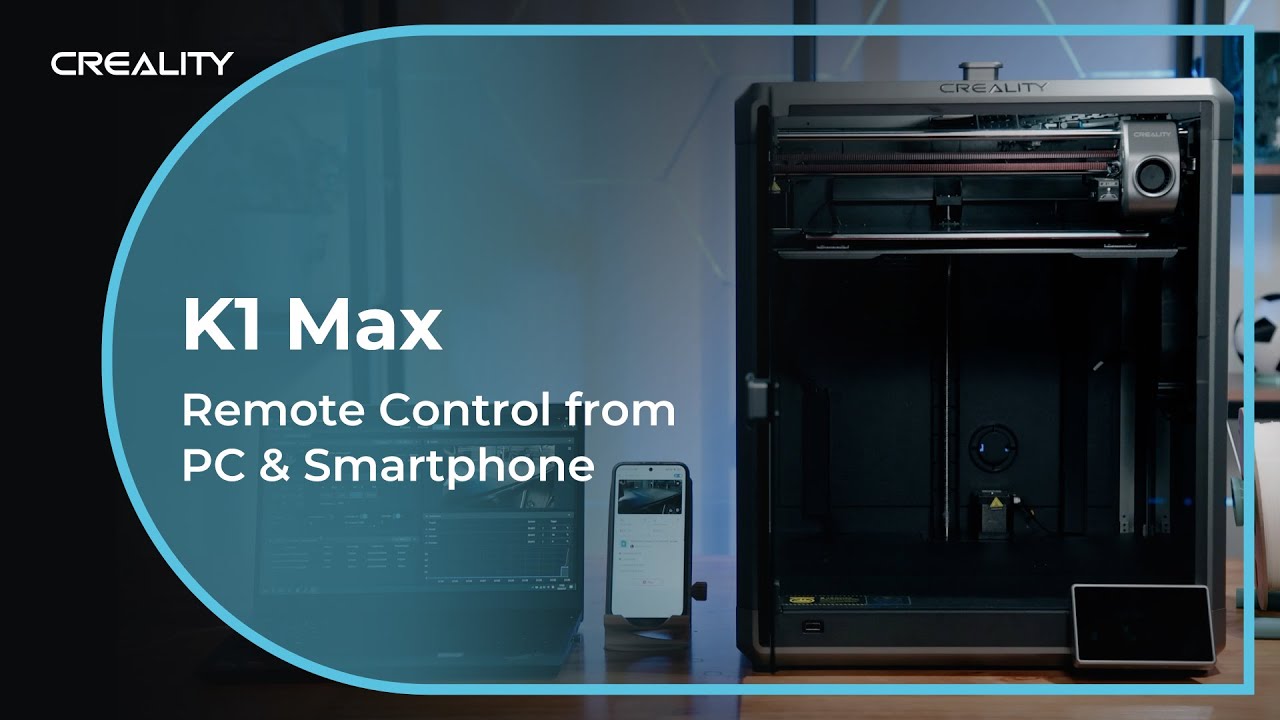 K1 Max Remote Control Feature | Obeseve Your Printing Work from PC & Smartphone