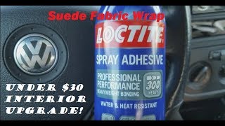 Cheap Custom Suede Interior Upgrade