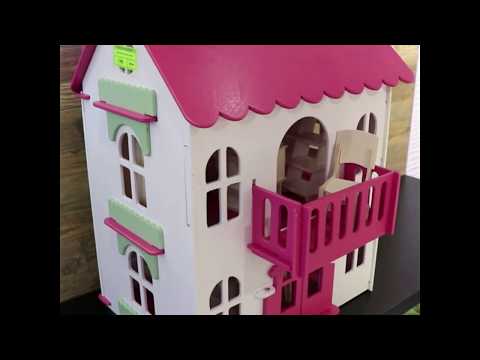 Кукольный домик Арина розовый КД001АР