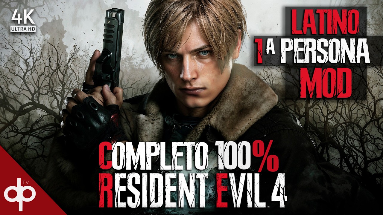 RESIDENT EVIL 4 REMAKE MOD en 1a PERSONA | Juego Completo Español Latino (4K 60FPS)