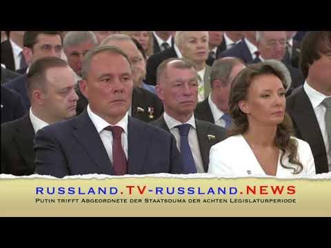 Putin trifft Abgeordnete der Staatsduma der achten Legislaturperiode